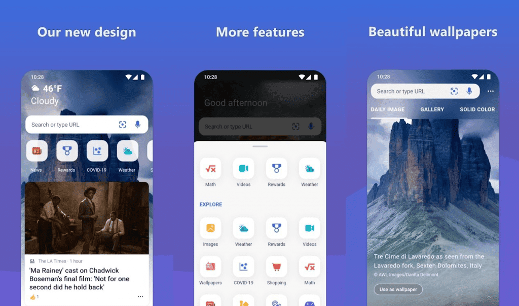 Microsoft, Android için Yeni Bing Uygulamasını Tanıttı! Microsoft Bing Android app - PC Hocası